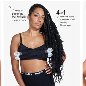 The do anything bodily bra black size medium M